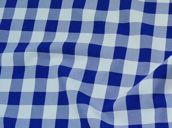 Checkered Royal Blue